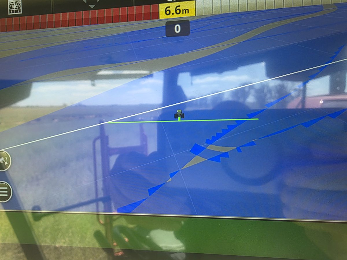 andrew_irv's tweet image. #AgTwitter Anyone have a fix for this in the G5 john deere screens. All measurements are correct and timings. Never seemed to happen in the 4640 screens.