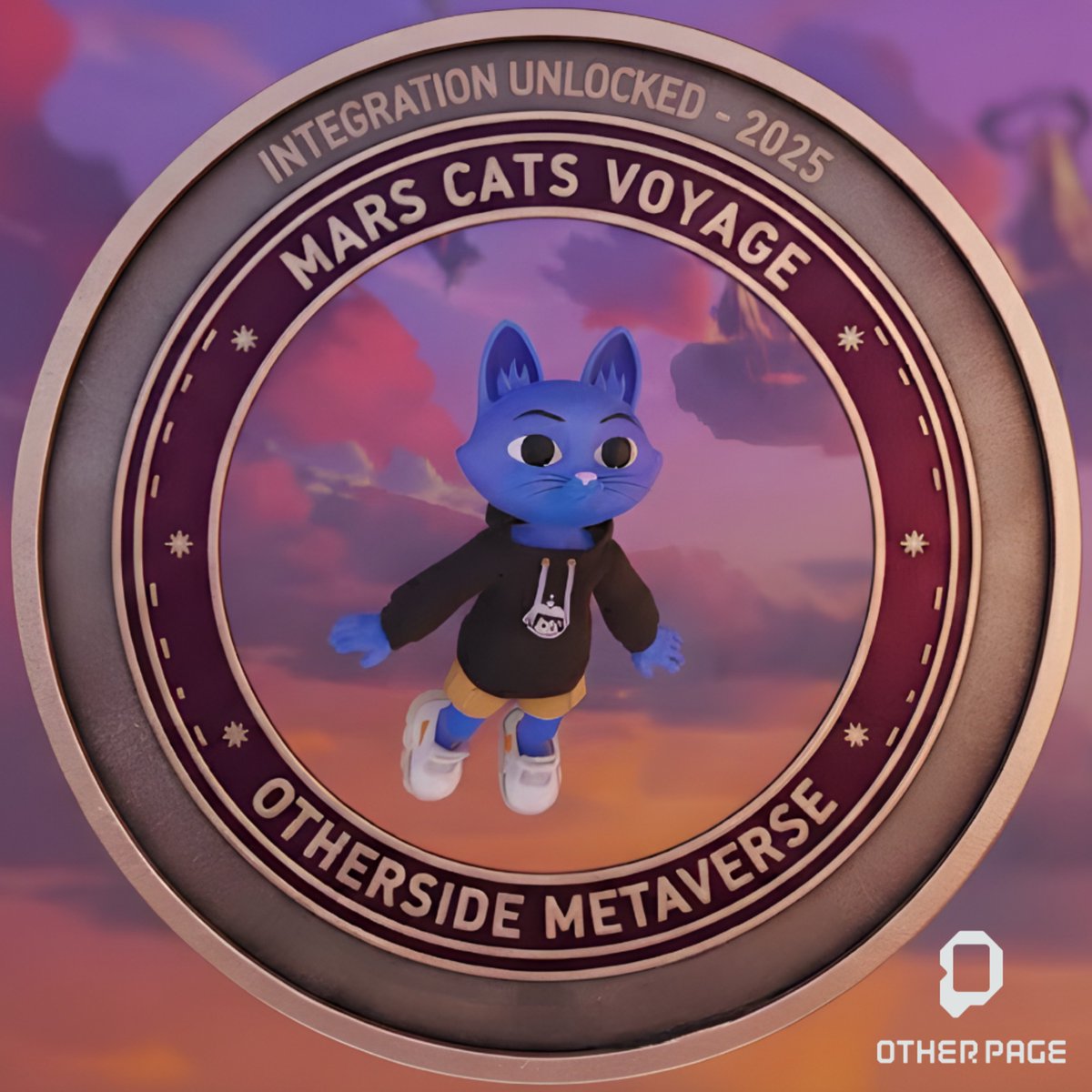 Mars Cats Voyage (@marscatsvoyage) on Twitter photo To commemorate joining <a href="/OthersideMeta/">Othersidemeta</a> we're releasing a special badge!
Claim your exclusive badge now on <a href="/opdotxyz/">OpenPage (formerly Other Page)</a>. This is a limited-time claim, so don't miss out on marking this moment in our history.
Claim here ๐ for a chance at a Mars Cat NFT To commemorate joining <a href="/OthersideMeta/">Othersidemeta</a> we're releasing a special badge!
Claim your exclusive badge now on <a href="/opdotxyz/">OpenPage (formerly Other Page)</a>. This is a limited-time claim, so don't miss out on marking this moment in our history.
Claim here ๐ for a chance at a Mars Cat NFT