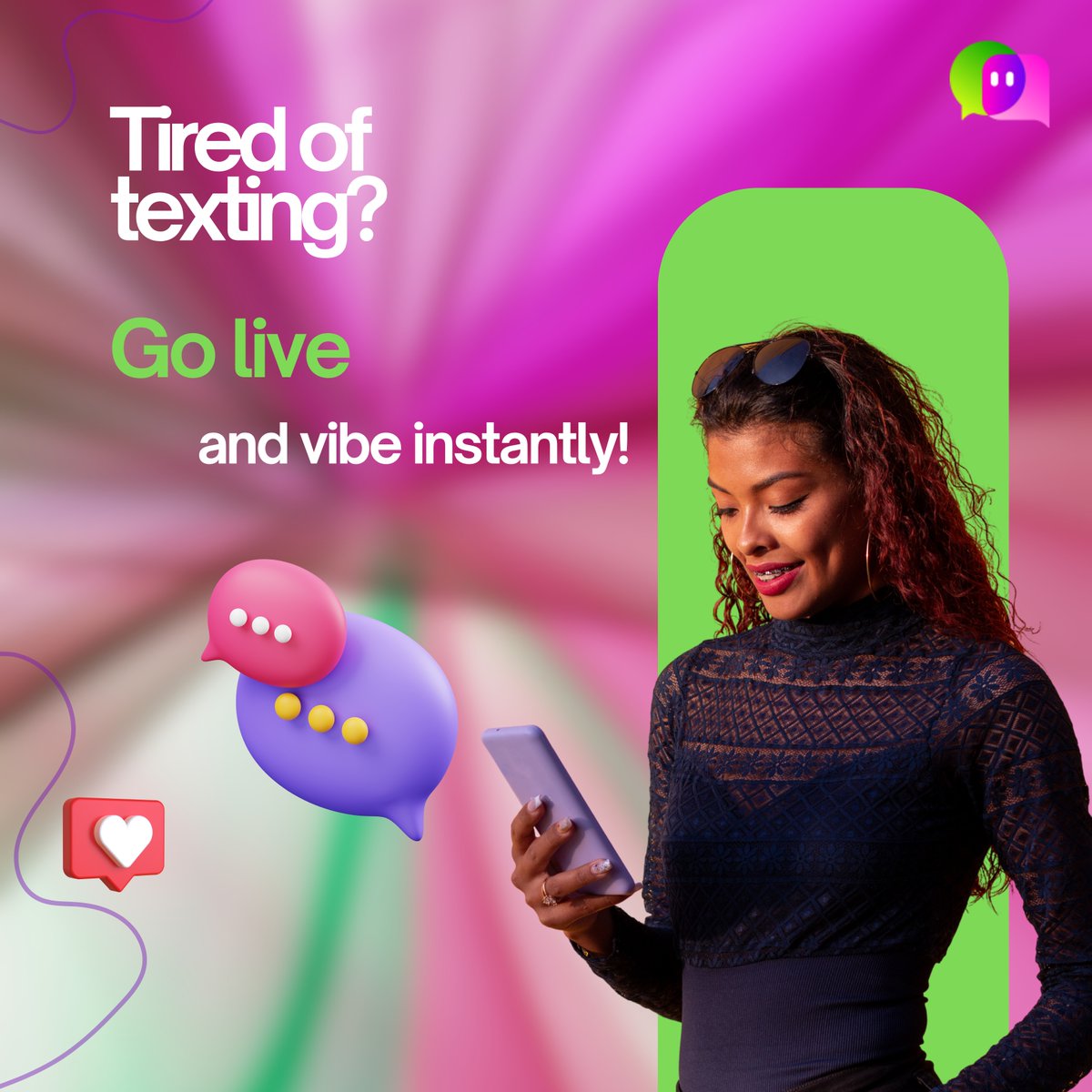 1v1chat's tweet image. The best part of your day might just be one connection away.
#FindYourVibe #feelconnected #RealConversations