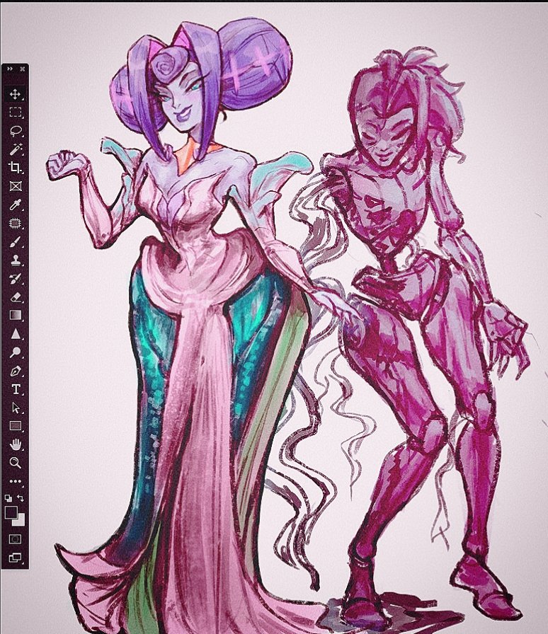 DennymanF's tweet image. Princess Guinevere (WIP) 💫
#KnightsOfGuinevere #fanart #scifi #robotgirl #dresses #illustration #cyberpunk