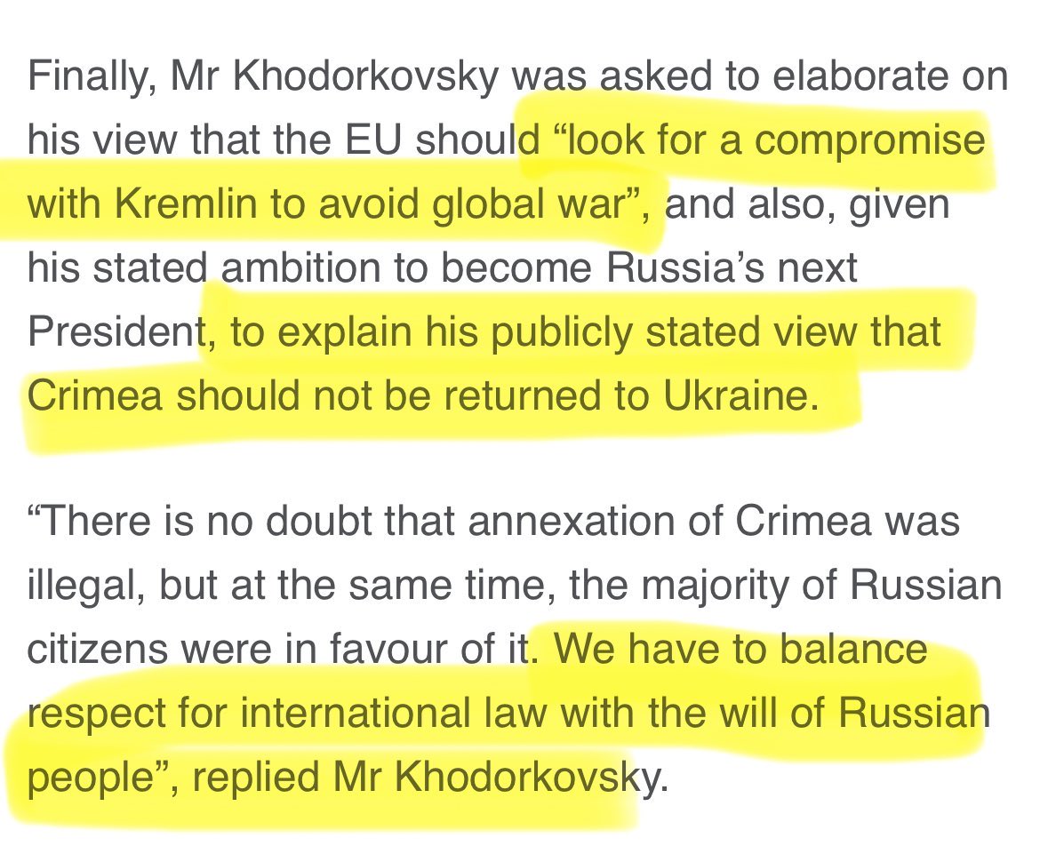 Михаил, ну вот мы с вами неделю назад виделись на конференции в Варшаве. С вами была свита: помощница, пресс-секретарь, переводчица и т.д, человек семь.

Вы зачем их всех содержите, если никто не может вам подсказать не выставлять себя посмешищем?

europarl.europa.eu/news/es/press-…