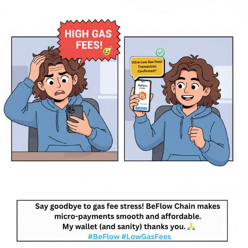 Be_Flowxyz's tweet image. 😫 Tired of high gas fees ruining your transactions?

Say hello to BeFlow Chain — where ultra-low gas fees make every micro-payment smooth and affordable. ⚡💸
Your wallet (and sanity) will thank you! 🙏
#BeFlow #LowGasFees #CryptoPayments #Web3