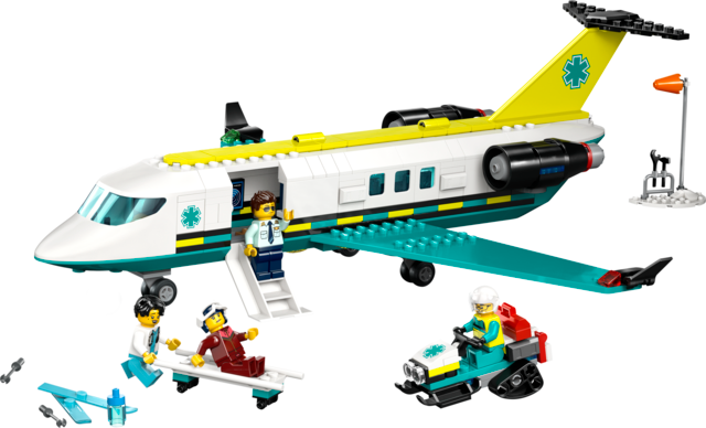 brickunited1's tweet photo. Transform playtime into thrilling rescue adventures with the LEGO City Emergency Air Ambulance! 🛩️🩺 It's a perfect set for kids to explore their creativity! More info: https://t.co/X4NDJsKCrQ #LEGO #Emergency #Kids https://t.co/Xz5mt75gKg