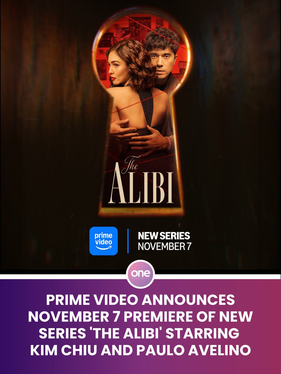 This new series marks another milestone for the popular on-screen tandem, #KimPau  as they reunite in  #TheAlibi set to premiere on November 7 exclusively on Prime Video.

KIMPAU THE ALIBI OnPRIME
#KimChiu #PauloAvelino