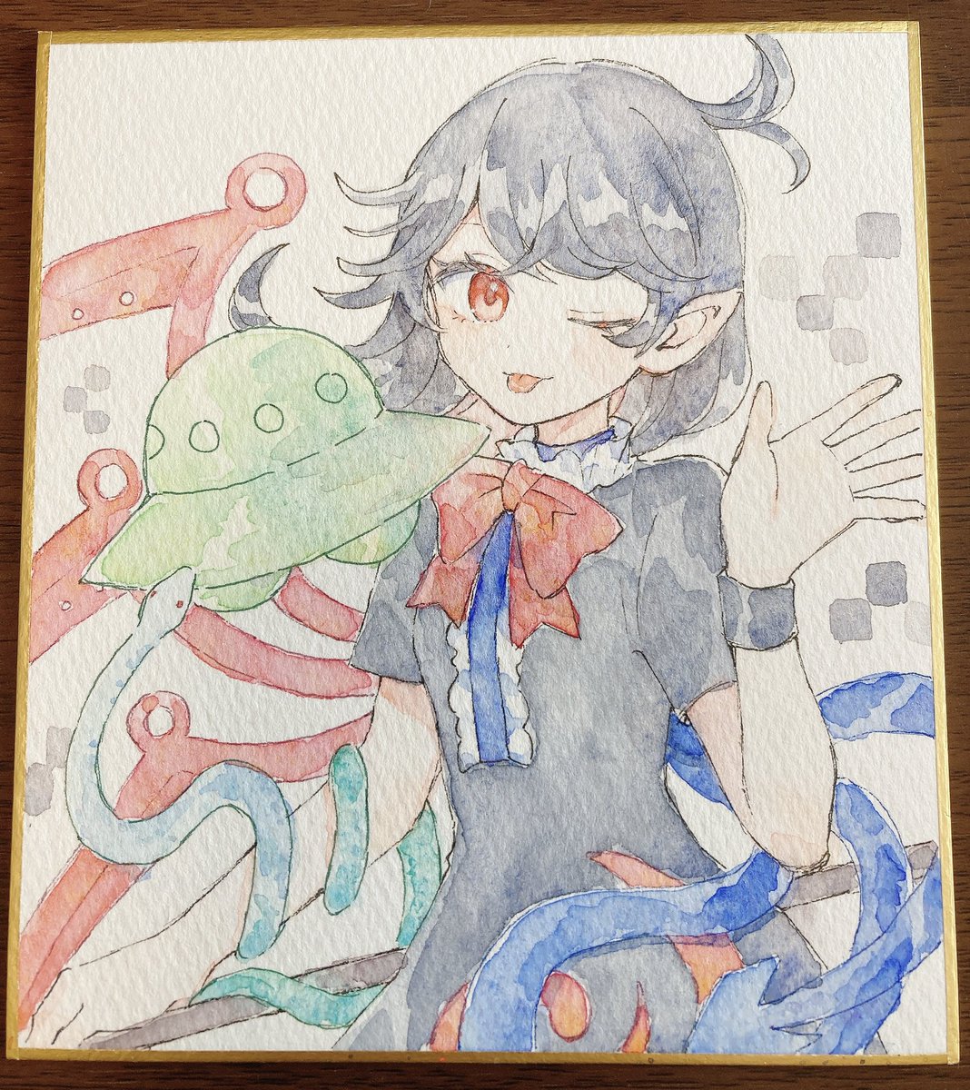 封獣ぬえ 「ぬえ」|もずくず🐘例大祭う34bのイラスト