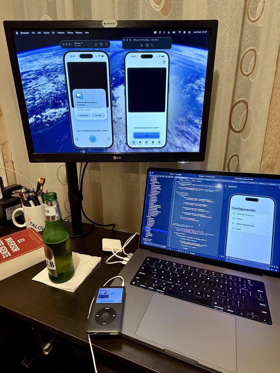 andressobando's tweet image. Tener libertad creativa para desarrollar tus propias ideas es algo mágico👨🏻💻😎🤓
#TALOV #AppleDeveloper #iPodClassic