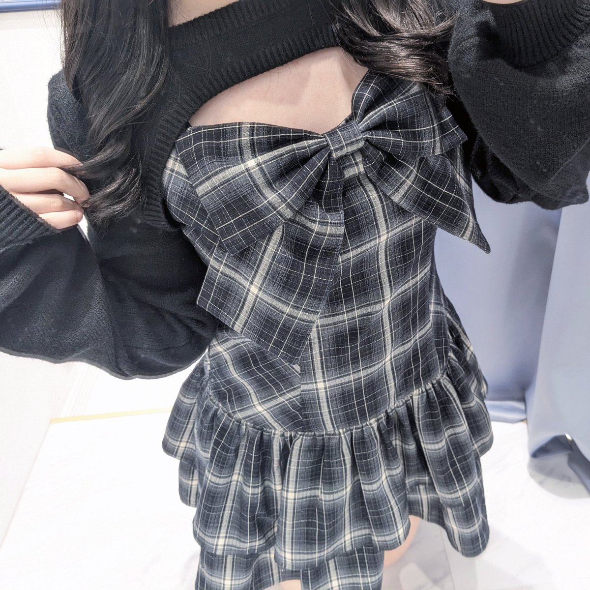 evelyn大阪店💍 #リボンボレロOP price↪︎￥13,800 大阪店人気OP＞ ̫