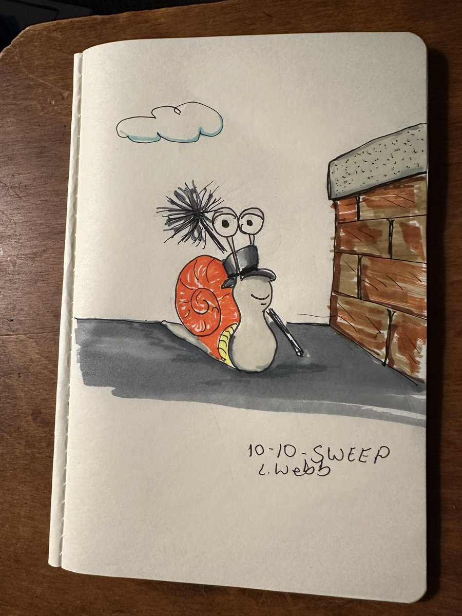 MLWebb's tweet image. #inktober2025 Day 10: Sweep