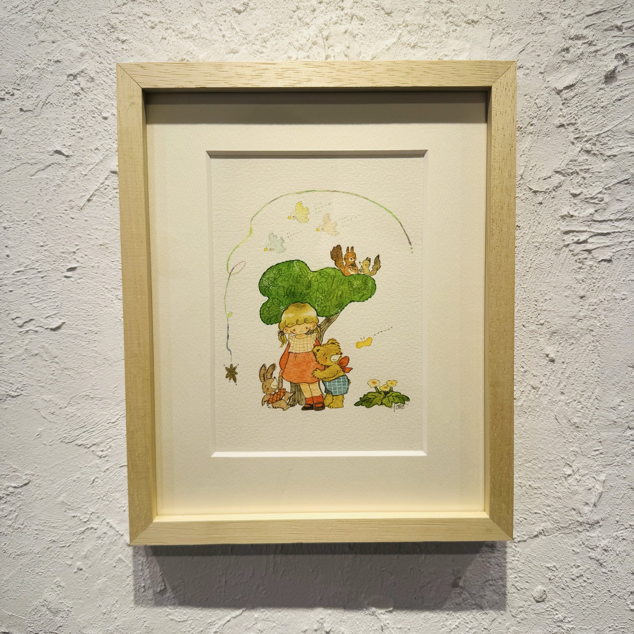 【色鉛筆画】 むぎむぎずページ  原画 絵画 アート 色鉛筆画】 むぎむぎずページ 原画 絵画 アート 色鉛筆画】 むぎ