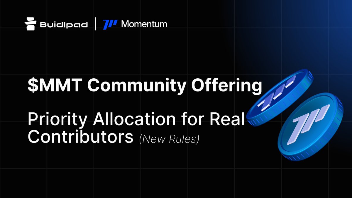 Introducing a brand new Priority Allocation Campaign for the <a href="/MMTFinance/">Momentum</a> Community Offering!

→ You can participate in teams
→ Teams have a higher chance of winning
→ Winners are decided based on your team's overall performance

How it works 🧵
