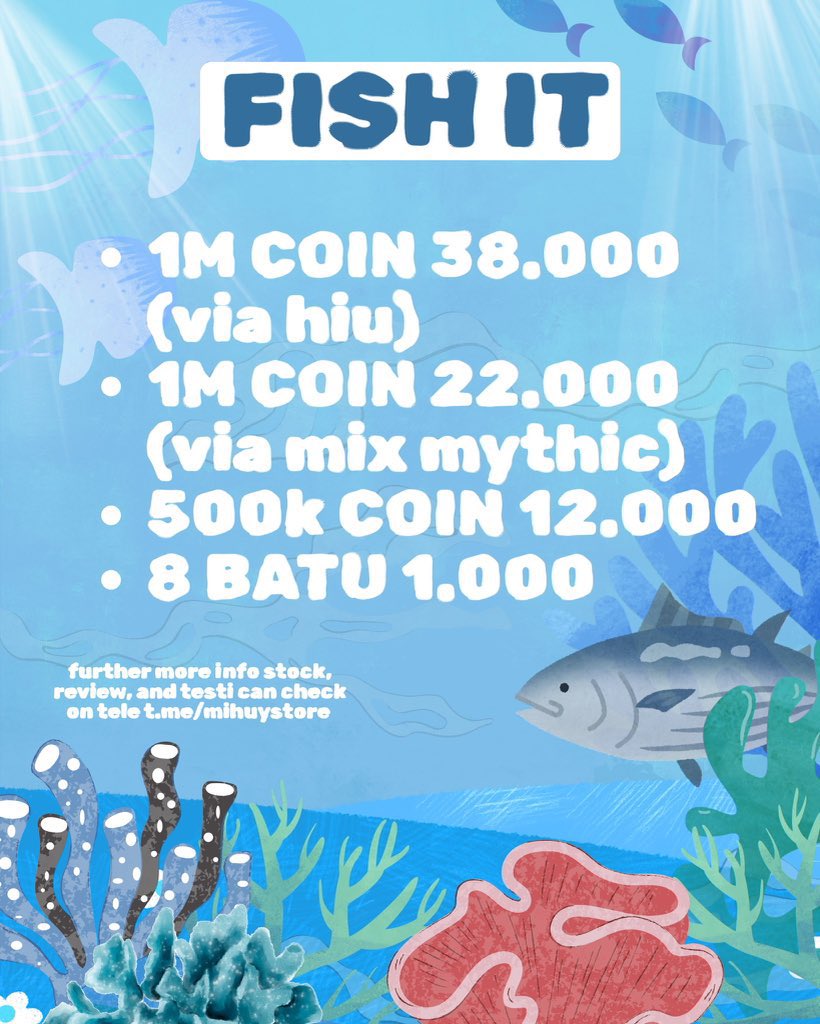 MIHUY – FISH IT tweet media