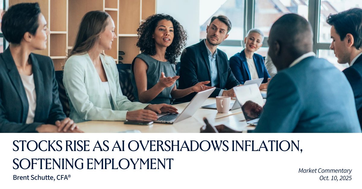 Markets reached record highs in Q3 as AI-resilient economic growth outweighed rising inflation and a softening labor market. Northwestern Mutual Wealth Management Company CIO Brent Schutte recaps the quarter and discusses what’s next. spr.ly/6019As4rJ