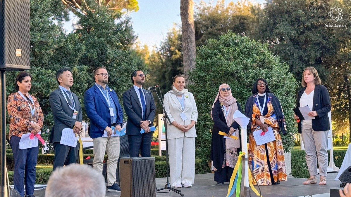 Soka Gakkai Official (@sgi_info) on Twitter photo 🆕News: On Oct. 1, more than 30 religious leaders from around the world gathered to discuss the roles of faith communities in addressing the escalating climate crisis at Borgo Laudato Si’, a space created by the Vatican in Castel Gandolfo, Italy. The discussion took place within 🆕News: On Oct. 1, more than 30 religious leaders from around the world gathered to discuss the roles of faith communities in addressing the escalating climate crisis at Borgo Laudato Si’, a space created by the Vatican in Castel Gandolfo, Italy. The discussion took place within