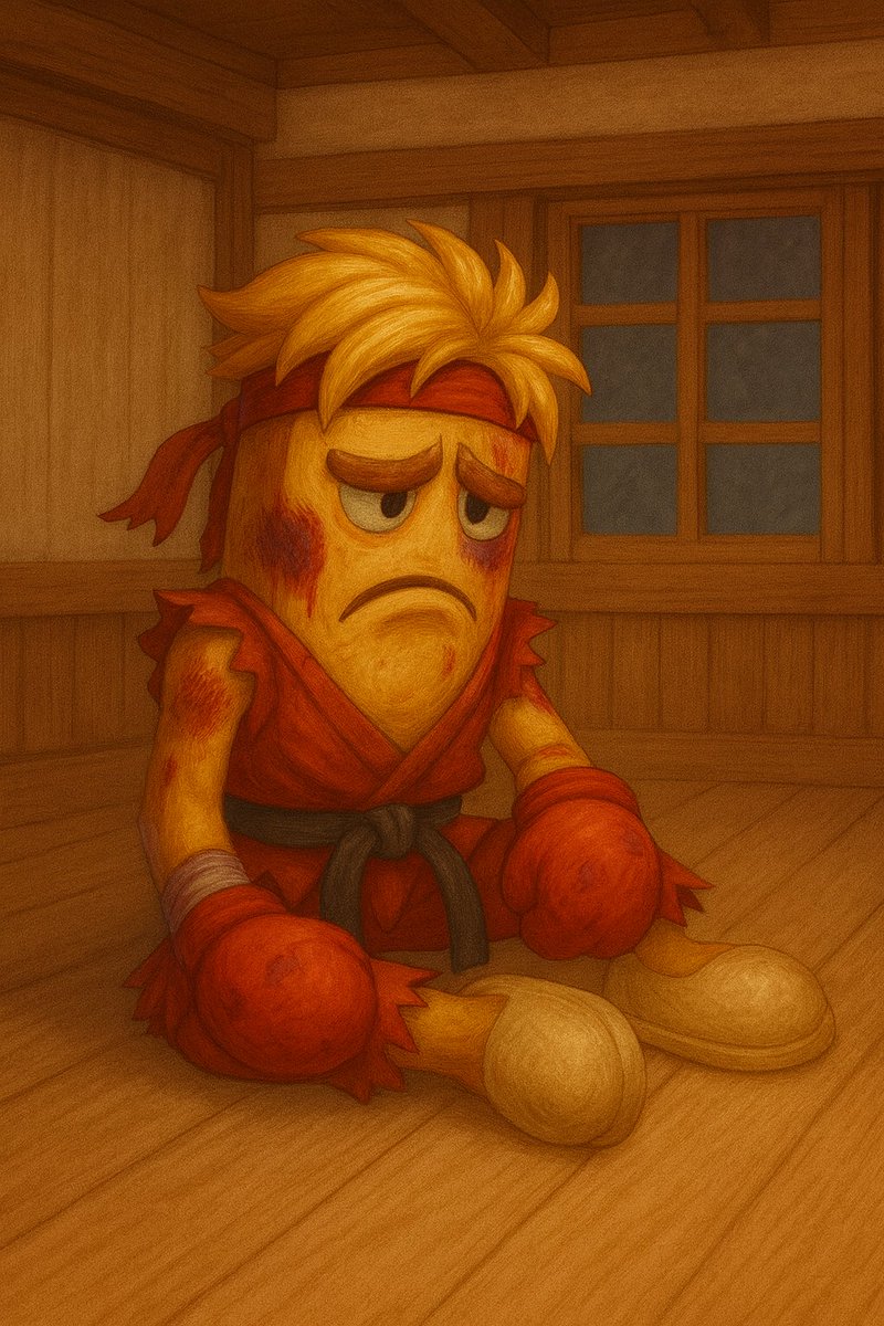 dilawonbags's tweet photo. 🥖 DAY 3 — “Ken Got Toasted”
Ken went solo.
No volume, no allies.
One green candle — then the dump.
The market chewed him up and spat crumbs.
Back to the dojo.
Lesson learned: dough doesn’t rise alone.
#STREETBREAD #Day3 #KenGotToasted #Solana https://t.co/R1tvDfN2lo