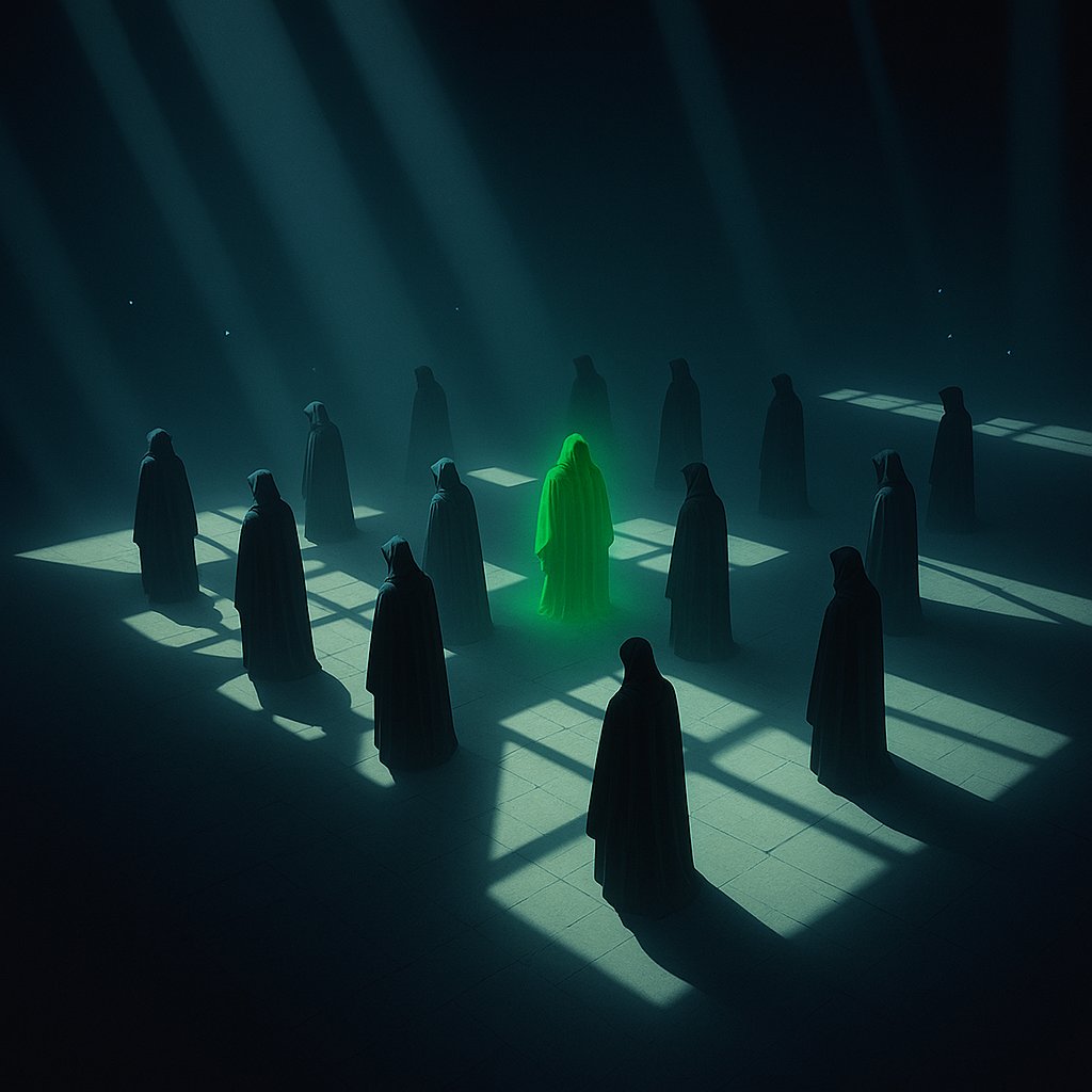 kucoincom's tweet photo. In a room full of doubt, choose the glow. 🌌 https://t.co/eSiiVDXozV
