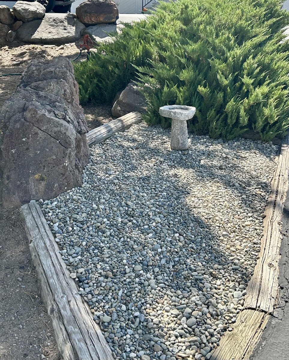Made a small area into a zen styled garden in my front yard