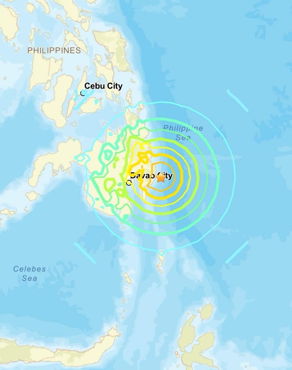 #Sismo: de Magnitud de 7.4 a 20 km E de Santiago, #Philippines

🗓 2025-10-10 
⏰️01:43:59 (UTC)
📍7.265°N 126.755°E
🔸️Profundidad: 58.1 km

#EG #Georiesgos #Temblor #Terremoto #hoy #urgente #earthquake #quake #Jishin #SePreventivo #SeResiliente #Filipinas