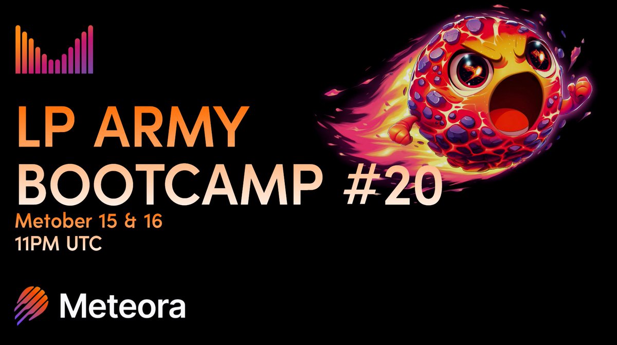 The <a href="/MeteoraAG/">Meteora</a> TGE is coming fast and if you are not a liquidity provider, NOW is the time. Are you a JUP staker with <a href="/JupiterExchange/">Jupiter (🐱, 🐐)</a> - Long time stakers will be getting an airdrop via our liquidity pools and you'll be earning fees on your airdrop!  Now is the time to learn how