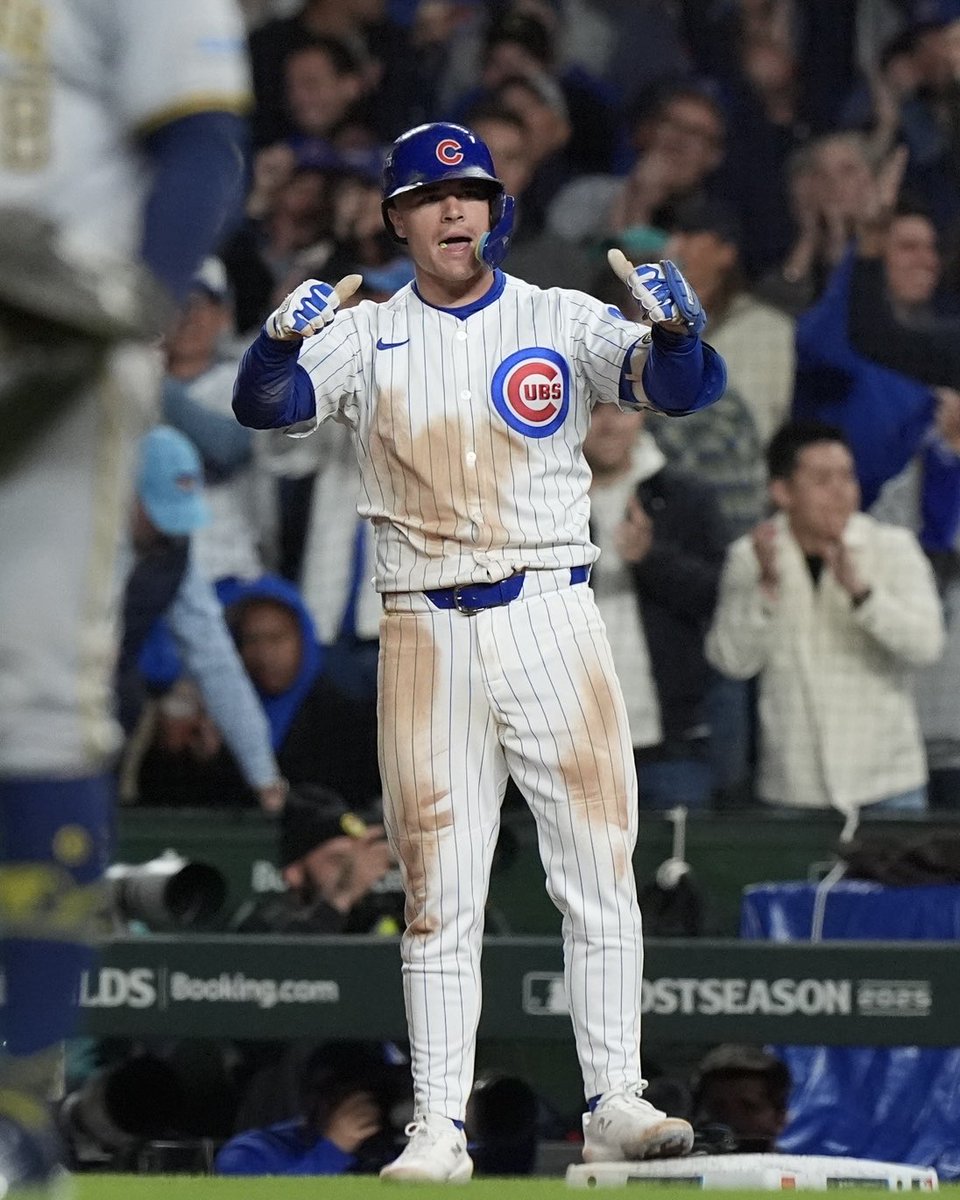 That first postseason RBI feeling. 