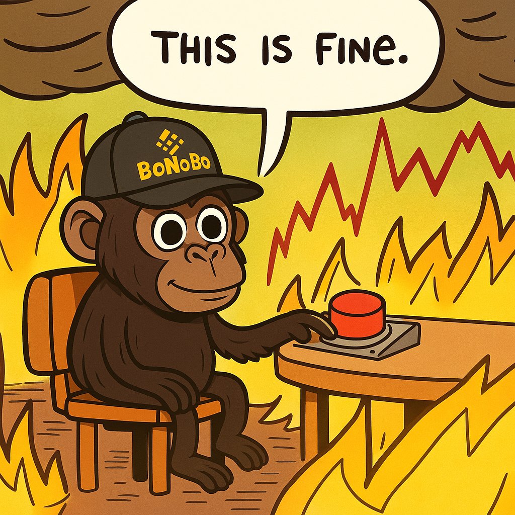 BonoboBNB's tweet photo. Charts: 📉

CT: 😭

BoNoBo: 🦧🍌 https://t.co/K9kQuI2oeH