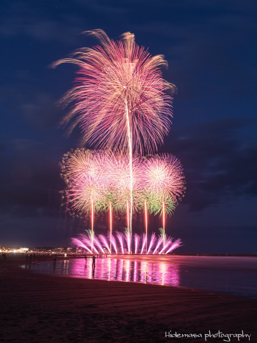 Hi_DesignFocus's tweet image. 大洗海上花火大会2025

[2025.9.27]

#大洗海上花火大会 
#花火