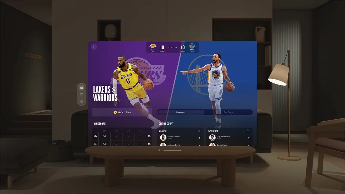 NEWS: Select Los Angeles Lakers games will stream live in Apple’s Immersive on Vision Pro, beginning early 2026

Games will be shot with Blackmagic URSA Cine Immersive cameras and be viewable in the NBA and Spectrum SportsNet apps