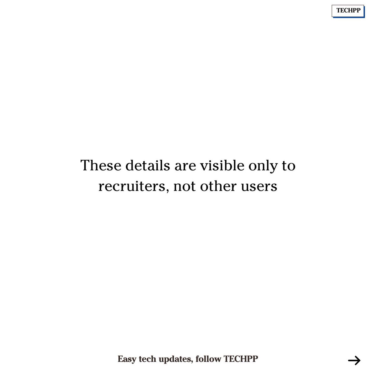techpp's tweet image. LinkedIn adds notice period and salary details to ‘Open to Work’
#LinkedIn #JobSearch #Recruitment #Career
