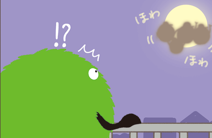 suumo's tweet photo. だんだん秋らしくなってきたかなぁ～
このまえ、まんまるのお月さまの日に夜空をみていたら・・・
もふっ！？

↓ぼくのマンガがみれるよっ♪↓ 
https://t.co/KDWmWLZvlg https://t.co/cJkLjXWQi4