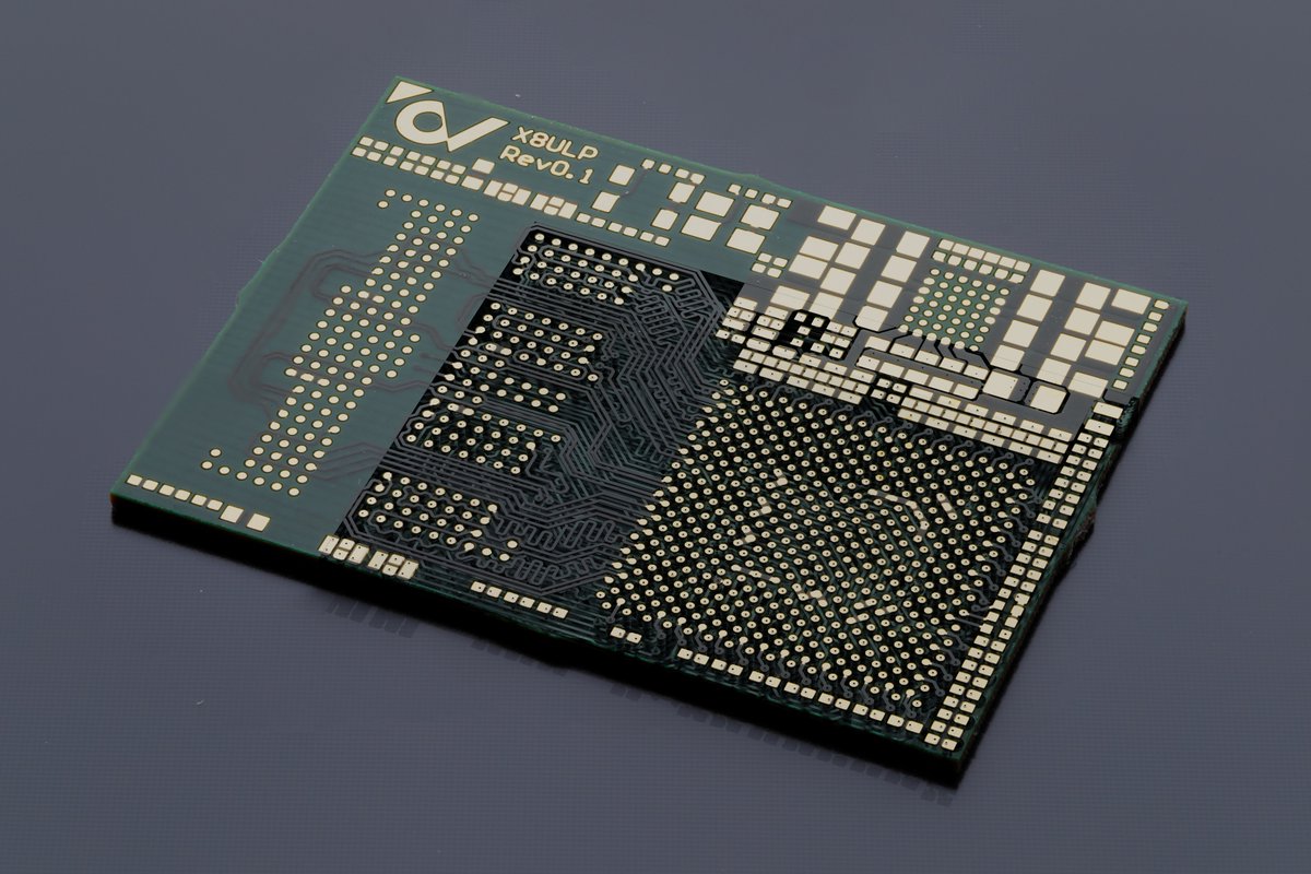 QVHenkel's tweet image. Using Blender and the layout data of a PCB, we can deconstruct an image of the PCB to reveal its inner copper layers 🔍