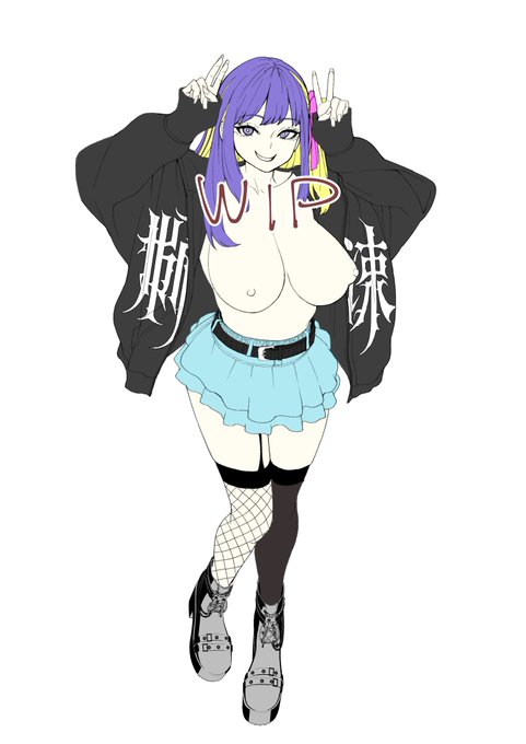 久しぶりに「美少女と竿奴隷」の梅衣さんを描いてアクスタ作ろうと思ってるが、マングリポーズにして描いたほうが良いかもしんない。要らんか? 