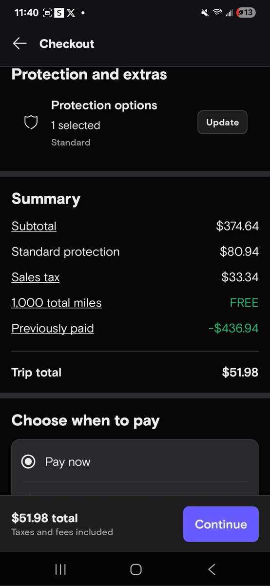 jsmurray's tweet image. @turo I booked a trip and the app added a delivery fee when I didn&apos;t select that option. I canceled and tried to book the same car for the same exact day and time and now it is showing at a higher cost. Doesn&apos;t make sense.