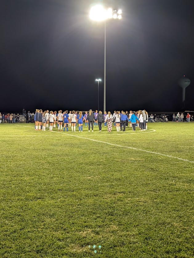💙⚽ Game Recap ⚽💛
The Lady Eagles opened postseason play with a dominant 9-0 win over Jay County in the Sectional Semi-Final! 🦅🔥

Izzy earned Player of the Game honors for her control and impact in the midfield! 👏💛

Next up: Sectional Championship on Saturday! 💙⚔️🦅