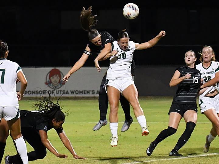 Michelle Polo and Kameron Kloza gave UTSA soccer a goal in each half in a 2-1 victory over South Florida on Thursday at Park West.
210gameday.com/michelle-polo-…