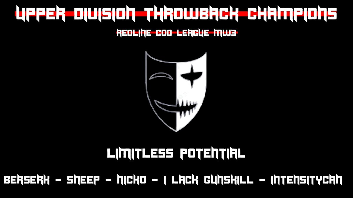 Our MW3 Throwback Upper Division Champions are Limitless Potential!! 

They win 4-1 over Meteor Black!!