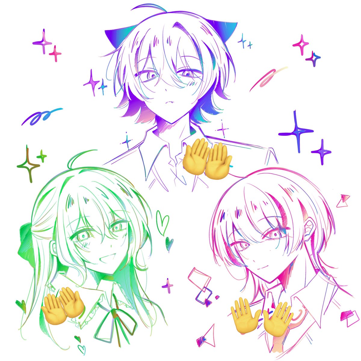 話題のペンのやつ
自と好き相互を借りたやつです