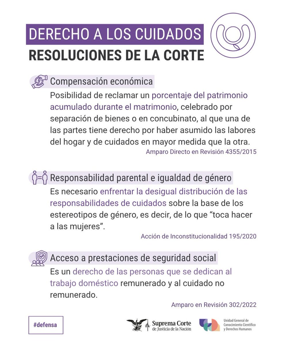 DianaLuzVa's tweet image. Derecho a los #Cuidados @SCJN