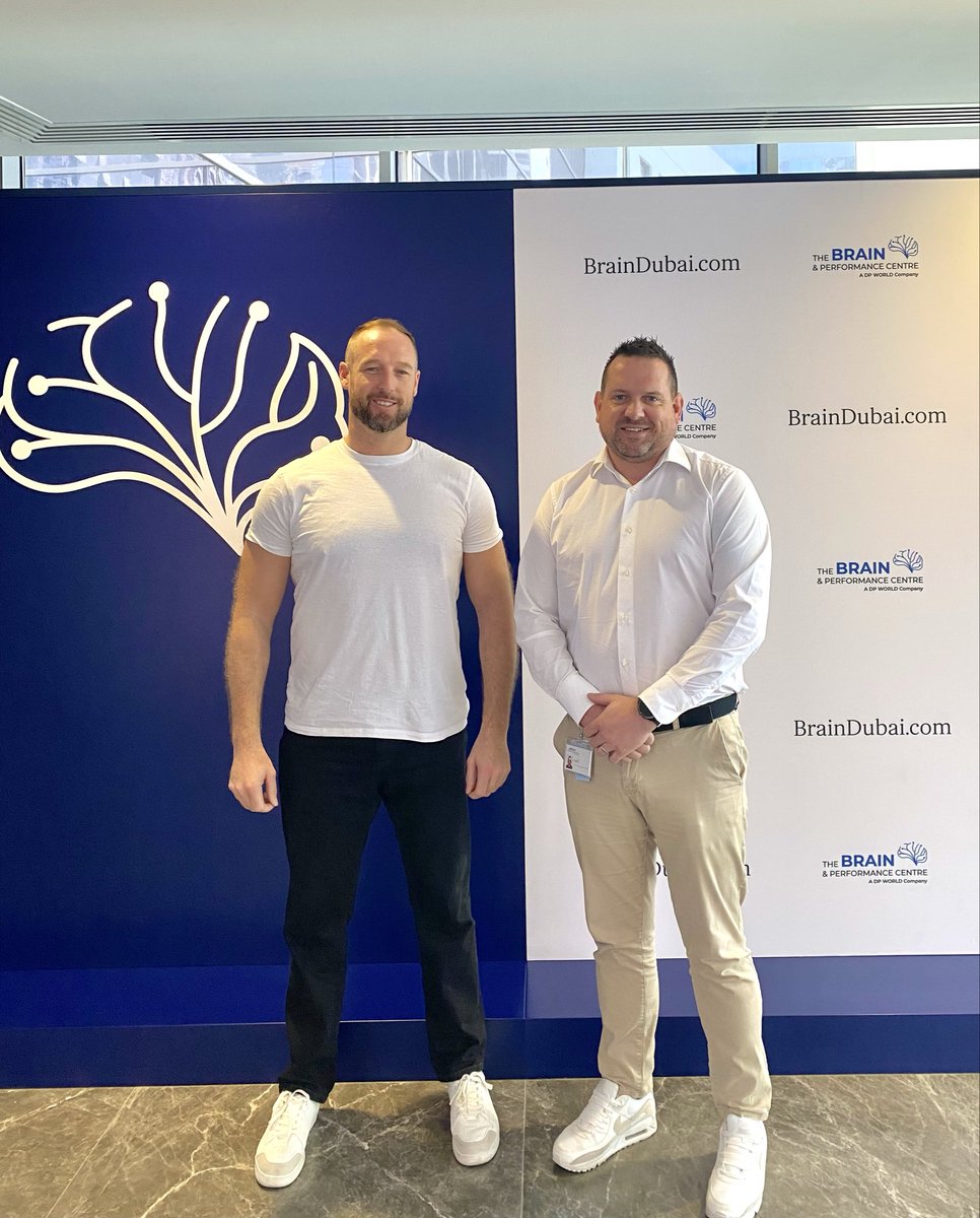 Thank you <a href="/BrainDubai/">The Brain & Performance Centre, A DP World Company</a> for your support and showing <a href="/cccannon10/">Chris Cannon</a> round the incredible centre! 

Truly a world leading facility! 

Find out more here : braindubai.com

#brain #health #support #dubai #uae #ai $RLAB $MRES $OTC
