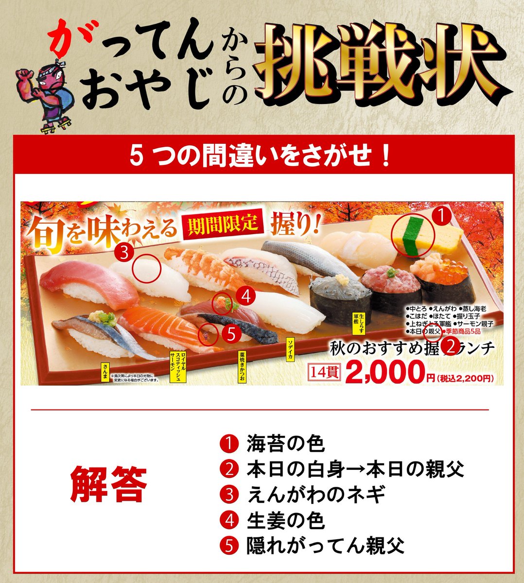 【答えあわせ】
今回はちと難しかったかのう？😏