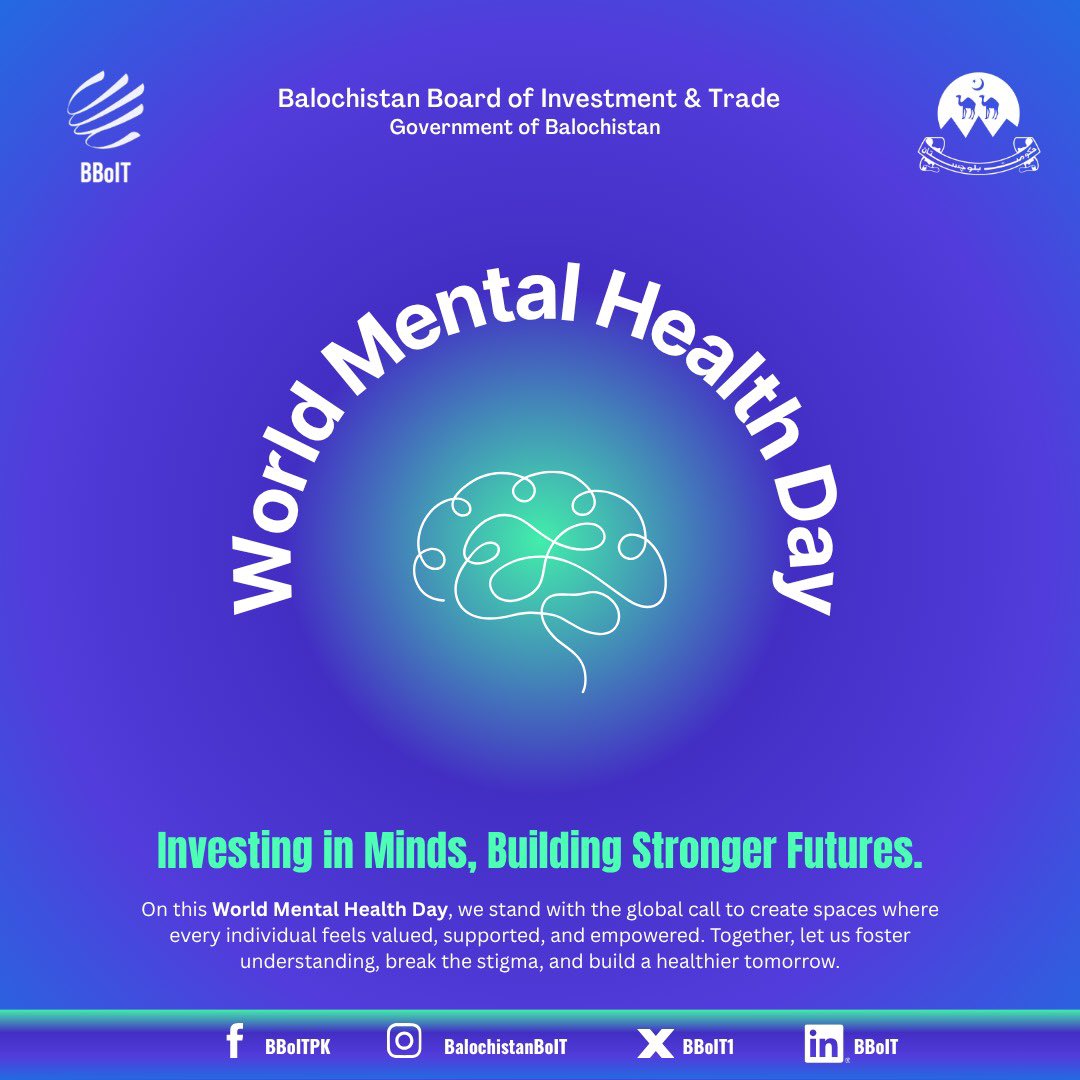 At BBoIT, we believe that mental wellness drives progress. On World Mental Health Day, we reaffirm our commitment to supporting healthier and stronger communities. 

#WorldMentalHealthDay