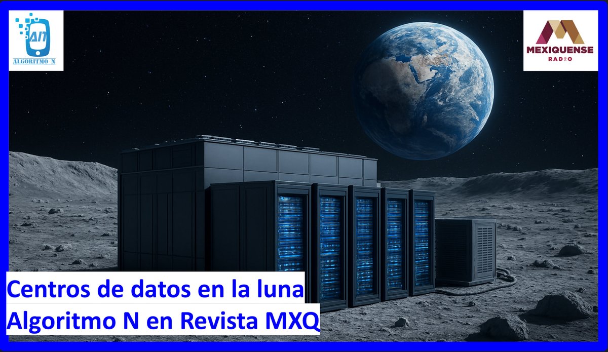 Centros de datos en la luna: Algoritmo N en Revista MXQ

FB: fb.watch/CEfAggzWIa/?
YT:  youtu.be/KlJrAS79-Iw?si…