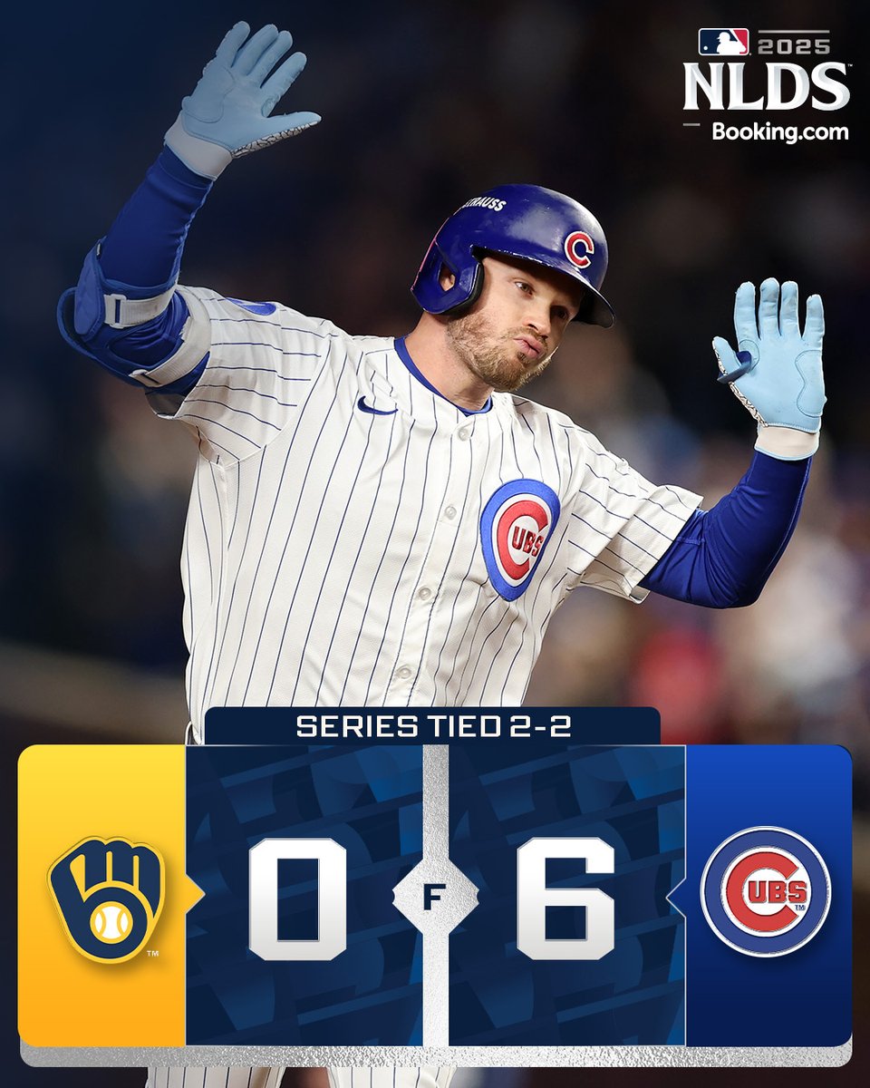 FLY THE W 😤

THE @CUBS FORCE A GAME 5 