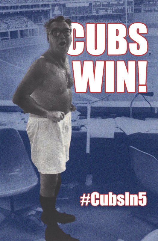 Holy Cow! The Cubs are ON FIRE! 🔥🔥🔥 It’s getting hot in Wrigley — series tied and the North Side’s not done yet! 

#CubsIn5 #FlyTheW #GoCubsGo #CubsWin #MLB #NLDS  #HarryCaray #HolyCow #CubsVsBrewers #ChicagoCubs  #NorthSideStrong #TakeMeOutToTheBallGame #HarryCarays #Wrigley