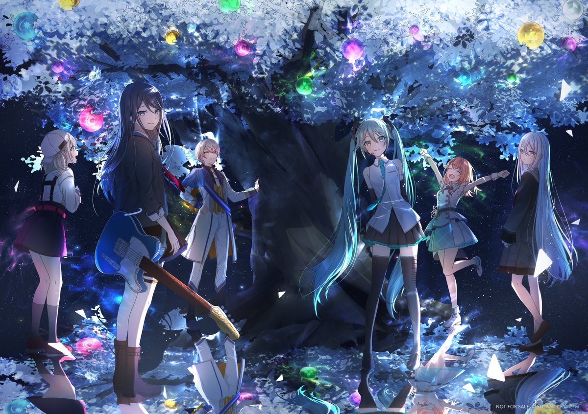 #プロセカ5周年ぬり絵