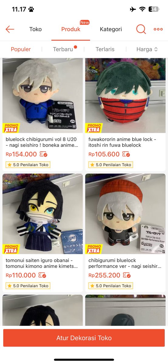 apploved's tweet image. want to sale wts in rush aab demon slayer and bluelock plush 

- masih bisa nego tipis
- ada voc potongan sampai 12%

 #warunganime #warungkny #warungds #warungbllk