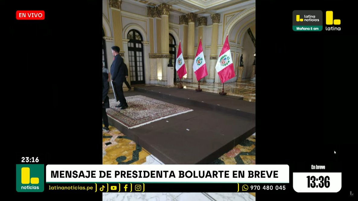 🔴 Dina Boluarte dará mensaje a la Nación en breve.

Conéctate EN VIVO: youtube.com/live/lgnL3-IHP…