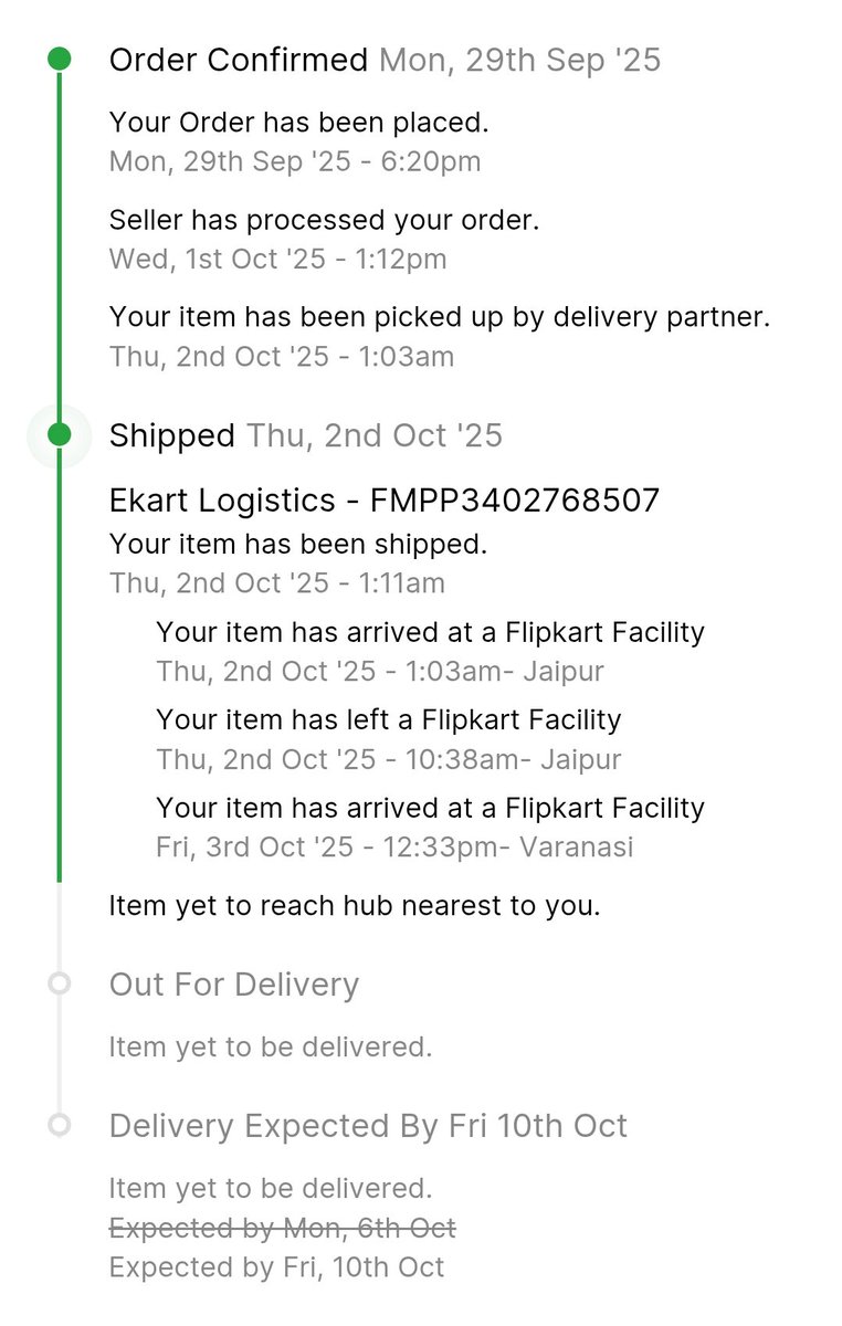 KnightRAVI2's tweet photo. ⚠️ SCAM ALERT! ⚠️
@Flipkart — you’ve lost all trust!
Order delivery: 6 Oct ❌ Still waiting!
No reply, no support, no accountability.
Thousands of customers are being scammed daily.
You’re not an e-commerce platform — you’re an e-scam!
#FlipkartFraud #EkartScam #StopCheating https://t.co/CqTTYMK6an