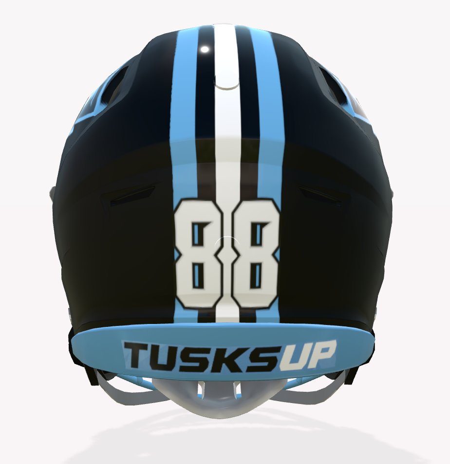 LanceJewkes's tweet image. In honor of the best time of the year, (football/hockey season) I present to you: Utah Mammoth Football
Home Uniform