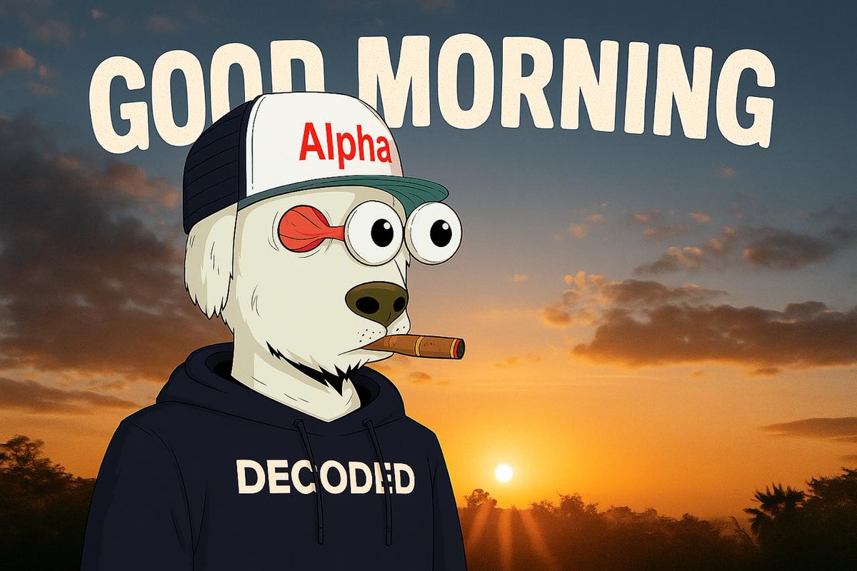 AlphaDecoded_'s tweet image. GM Crypto fam 🌞

Bright new block fresh opportunities let’s rise grind and build the future of decentralized finance together.

Stay focused stay positive and let’s make today a day of progress and growth.

What’s your top crypto goal for the day?

@arbitrum 
@KAIO_xyz…