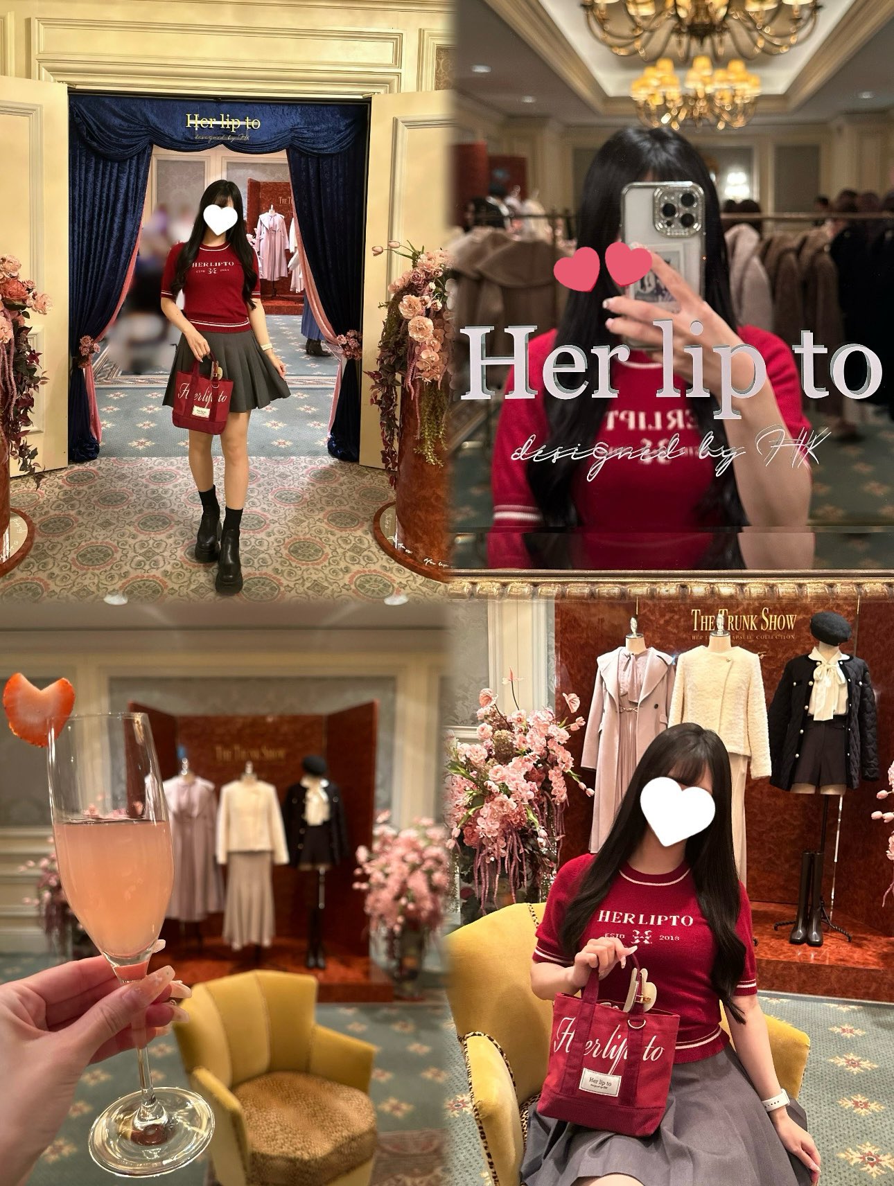 新品未使用　herlipto CherryPatternStrapTop S 5/11(日)発売の新作をご紹介しました🤍