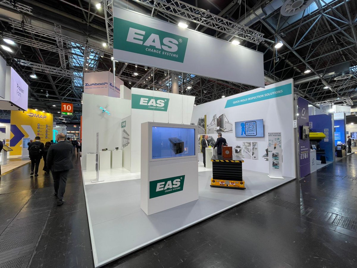 📷 Welcome to Day 3 K2025! 📷

Come visit EAS Change Systems at Booth 10D48 to explore the latest in innovative mold and die change solutions.

📷 Learn more: easchangesystems.com

#K2025 #ManufacturingInnovation #SmartProduction #PlasticsIndustry #MoldChangeSolutions